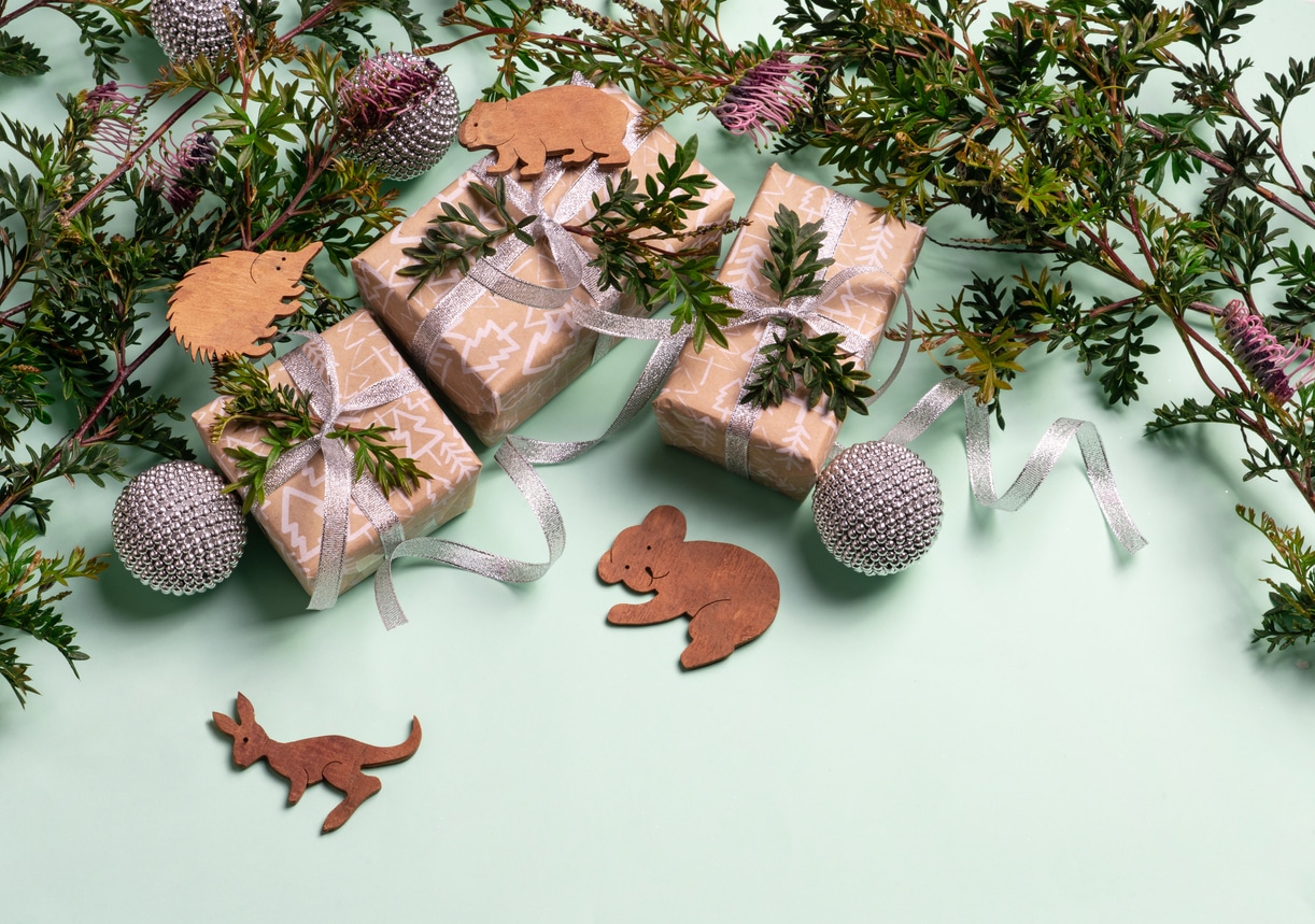 koala kangourou Noel sapin