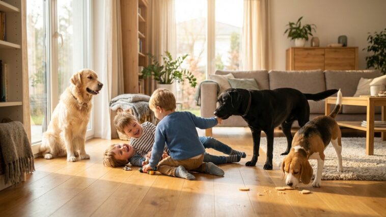 Golden retriever, labrador, beagle : le match des chiens familiaux