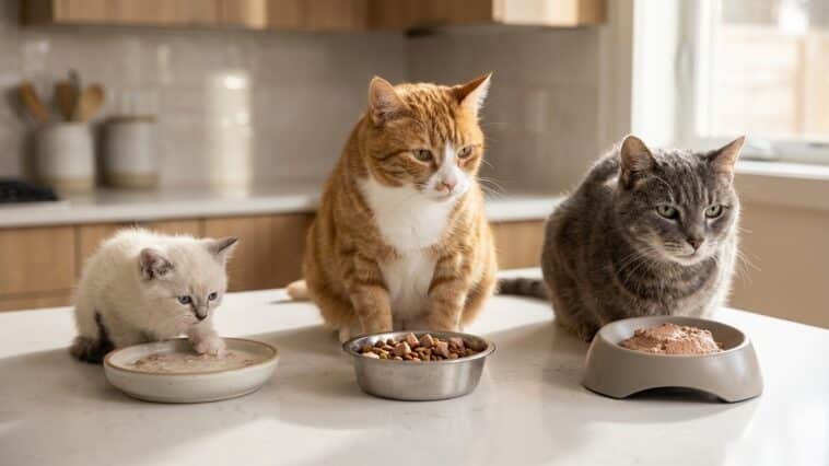 Alimentation du chat selon son âge : adapter la nourriture à chaque étape