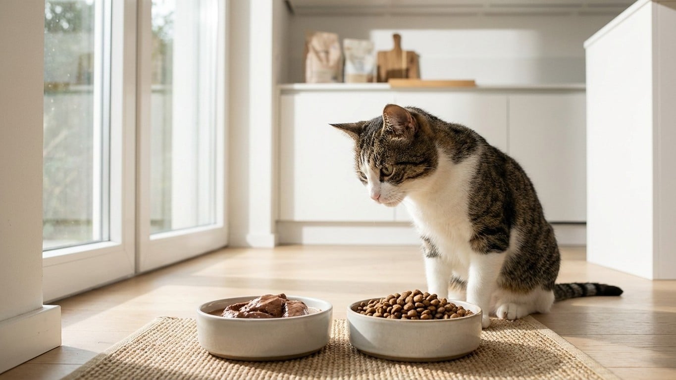 Pâtée ou croquettes : quelle alimentation choisir pour son chat ?