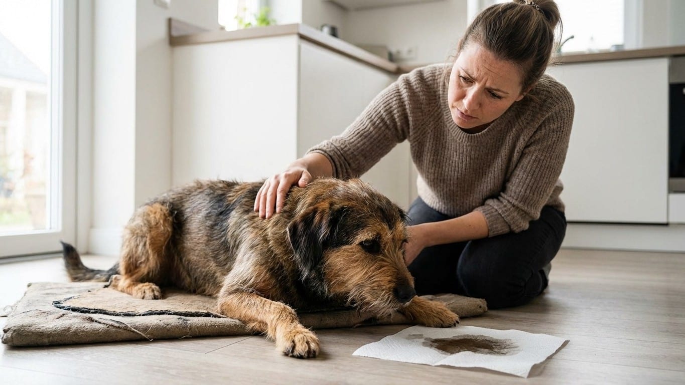 Diarrhée du chien : que faire en urgence et quand consulter