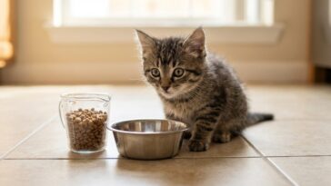 Quelle quantité de nourriture donner à un chaton ?