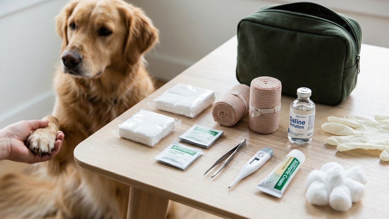 Trousse de secours pour chien : contenu indispensable
