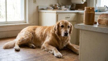J'ai caché son comprimé dans une cuillère de beurre de cacahuète allégé : quarante minutes plus tard, mon chien ne tenait ...