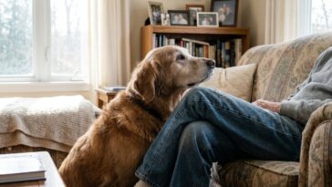 J'ai travaillé l'hyper-attachement de mon chien pendant six mois avec une éducatrice : l'examen des yeux chez le véto a to...