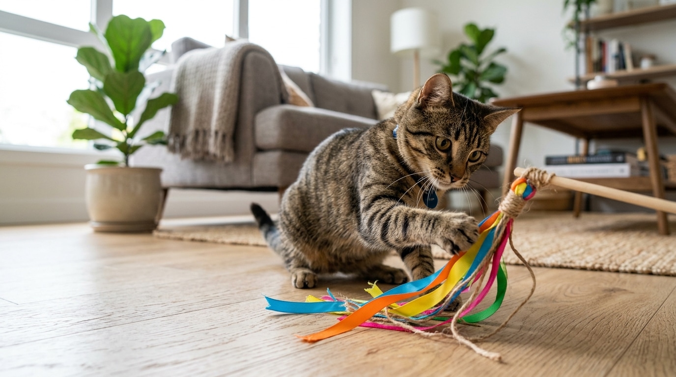Les jouets malins pour chat à moins de 2 € en papeterie