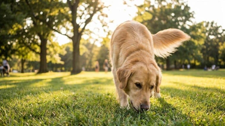 Je laissais mon chien brouter l'herbe en balade comme tout le monde : ce jour-là, le véto m'a expliqué ce que sa frénésie ...