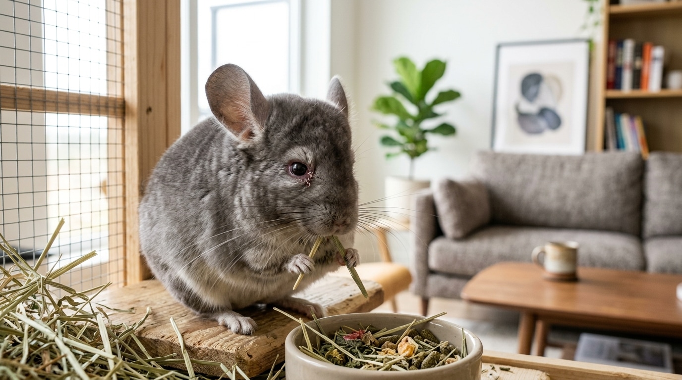 Le bain quotidien du chinchilla : un danger pour ses yeux ?