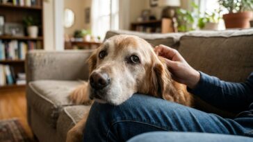 « Je pensais qu'il devenait juste plus câlin avec l'âge » : ce qu'un vétérinaire lit vraiment derrière un chien devenu sou...