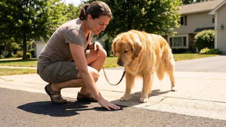 Je promenais mon chien à midi comme tout le monde : ce jour-là, un véto a posé sa main sur le bitume devant moi