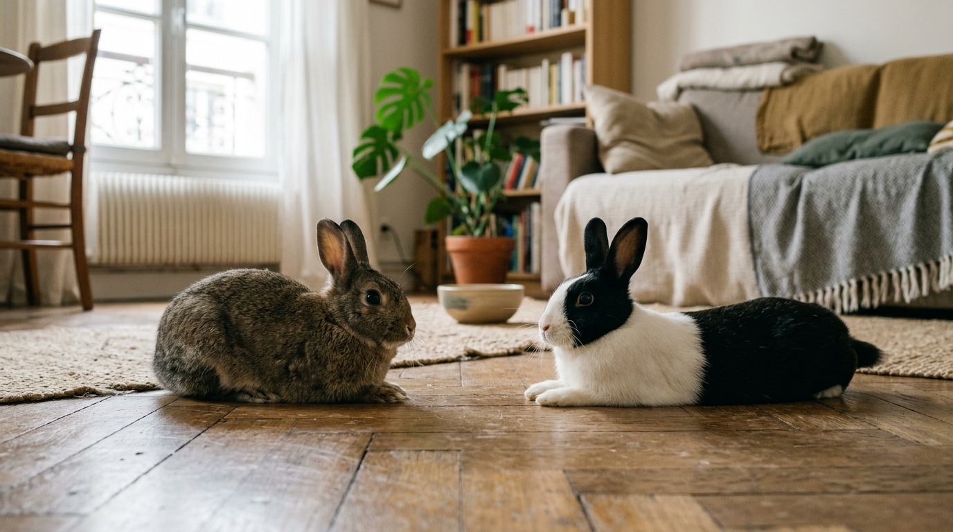 Lapins collés : quand l’harmonie cache une guerre hormonale