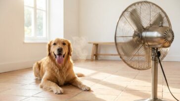 Mon chien haletait devant le ventilateur en pleine chaleur et je pensais bien faire : mon véto m'a posé une seule question