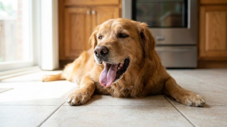 Mon chien haletait sur le carrelage et j’ai couru chercher une serviette mouillée : le véto m’a dit de la retirer avant mê...