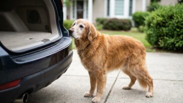 Mon chien s'asseyait devant le coffre au lieu de sauter et je mettais ça sur l'âge : le véto a passé sa main le long de so...