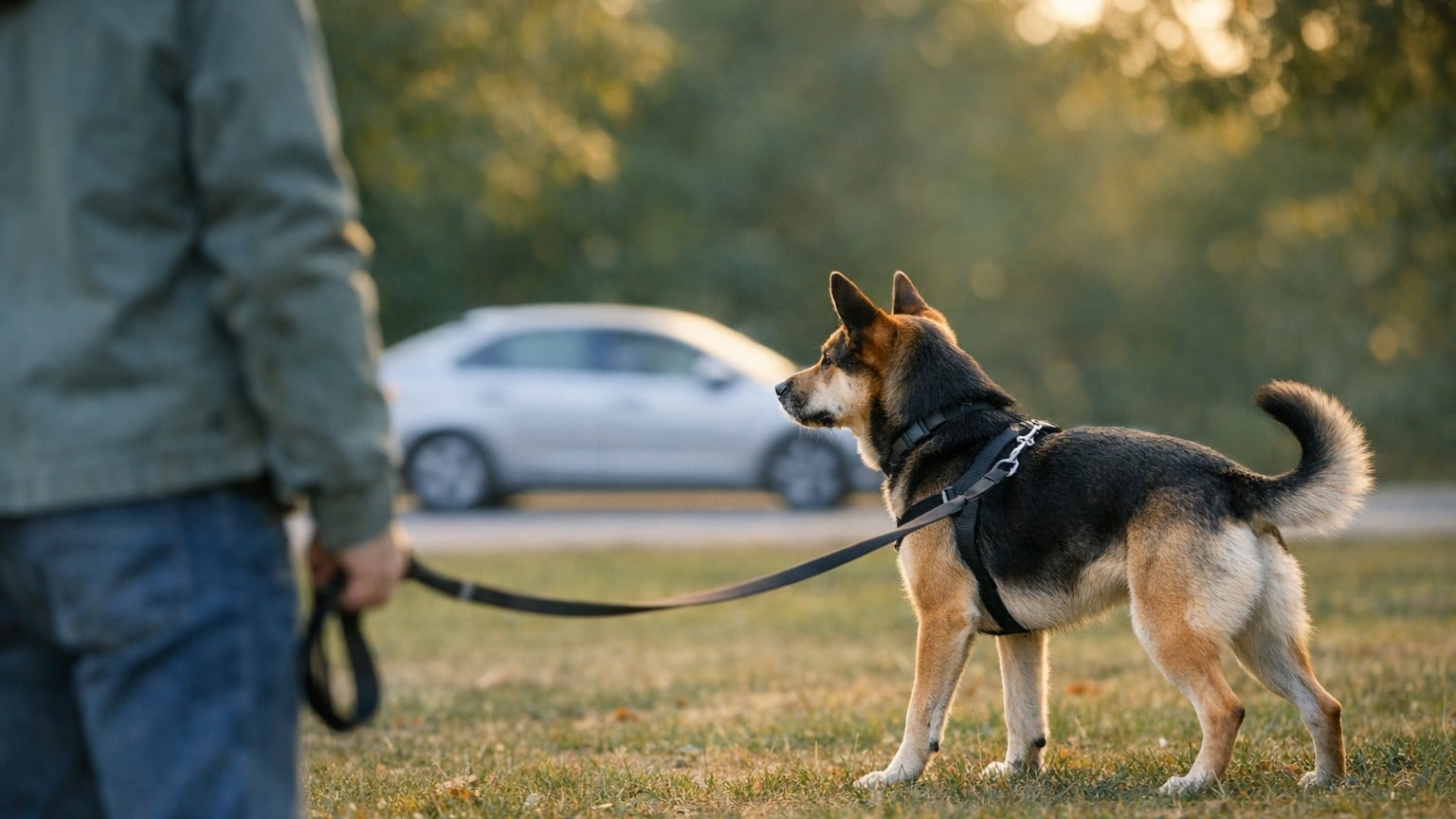 Chien qui court après les voitures : pourquoi vos cris empirent tout