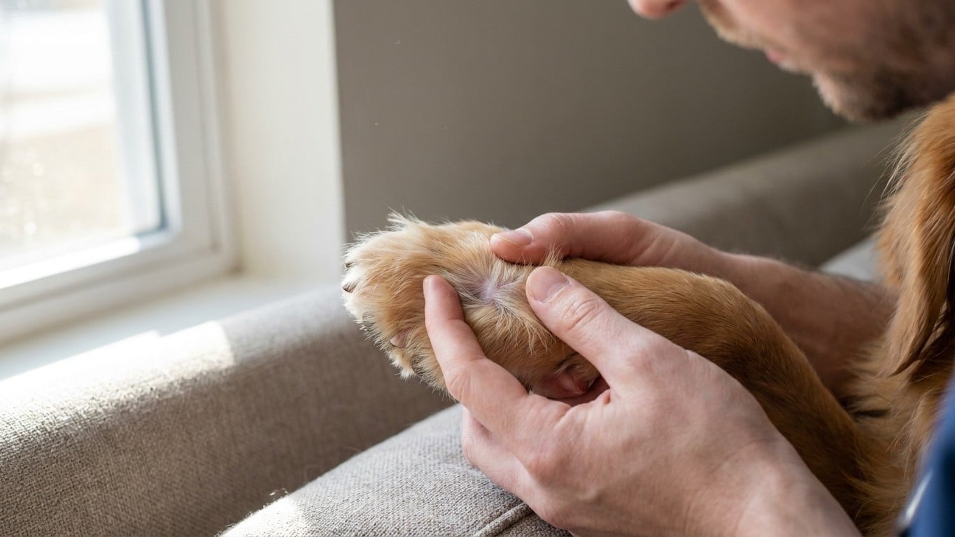 Mon chien se léchait la patte sans arrêt après la balade et je trouvais ça anodin : le véto m'a dit de venir dans l'heure