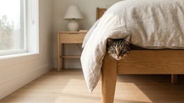 Votre chat adopté se terre sous le lit et vous le laissez tranquille : les refuges y voient l'erreur qui rallonge tout