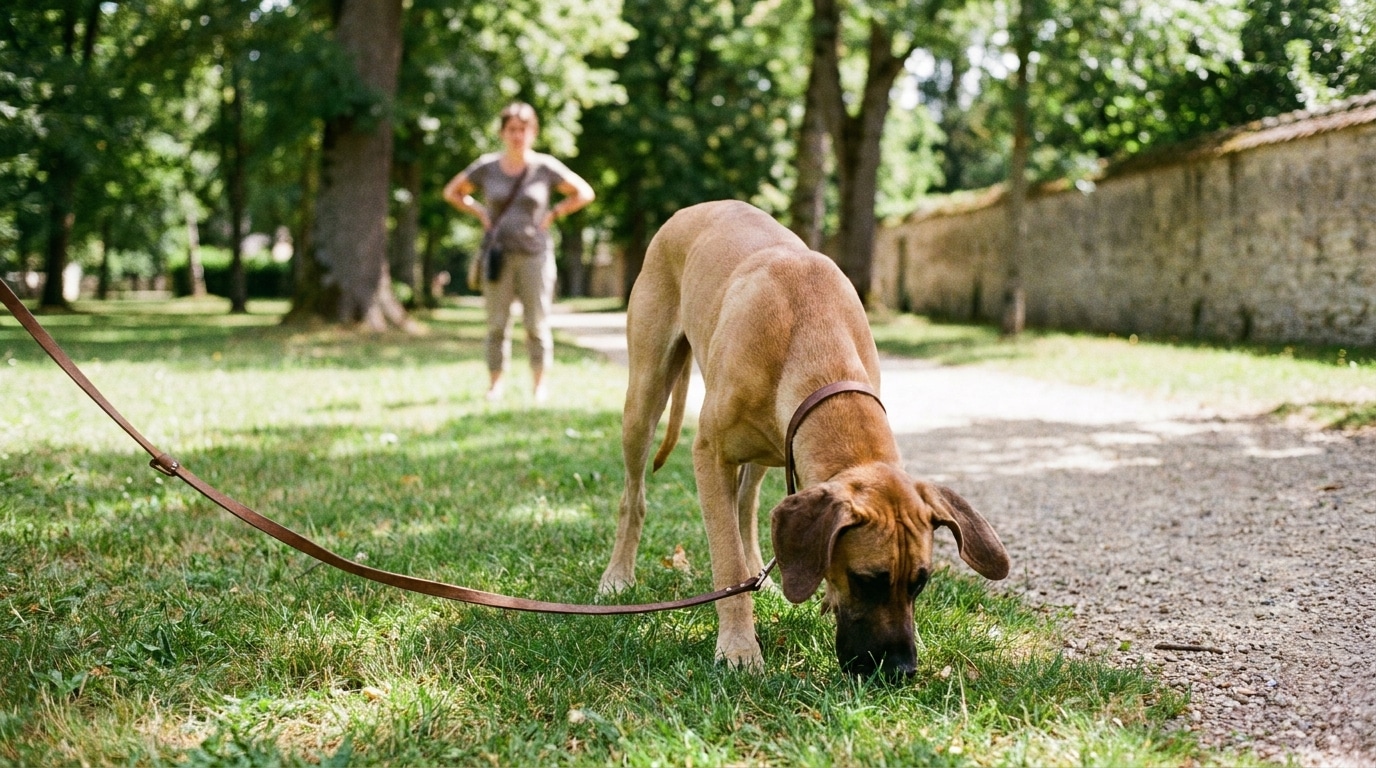 Chien obéissant à la maison mais sourd dehors : la solution simple