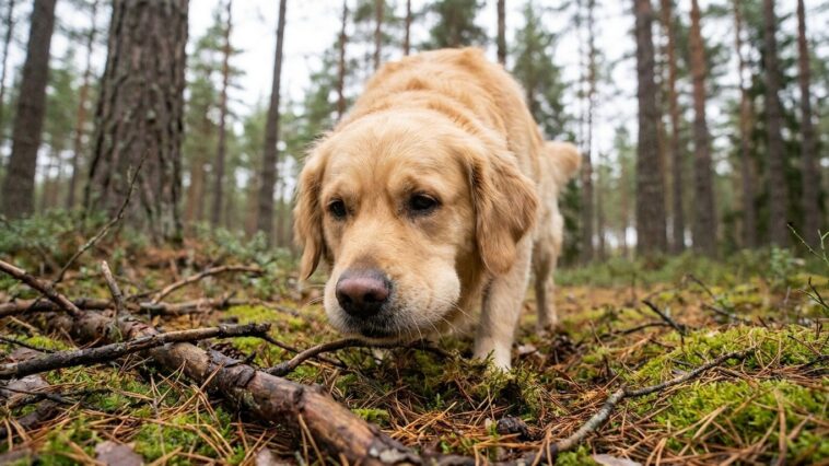 Si votre chien bave et frotte sa truffe au retour d'une balade sous les pins entre février et mai, ce n'est pas une allerg...
