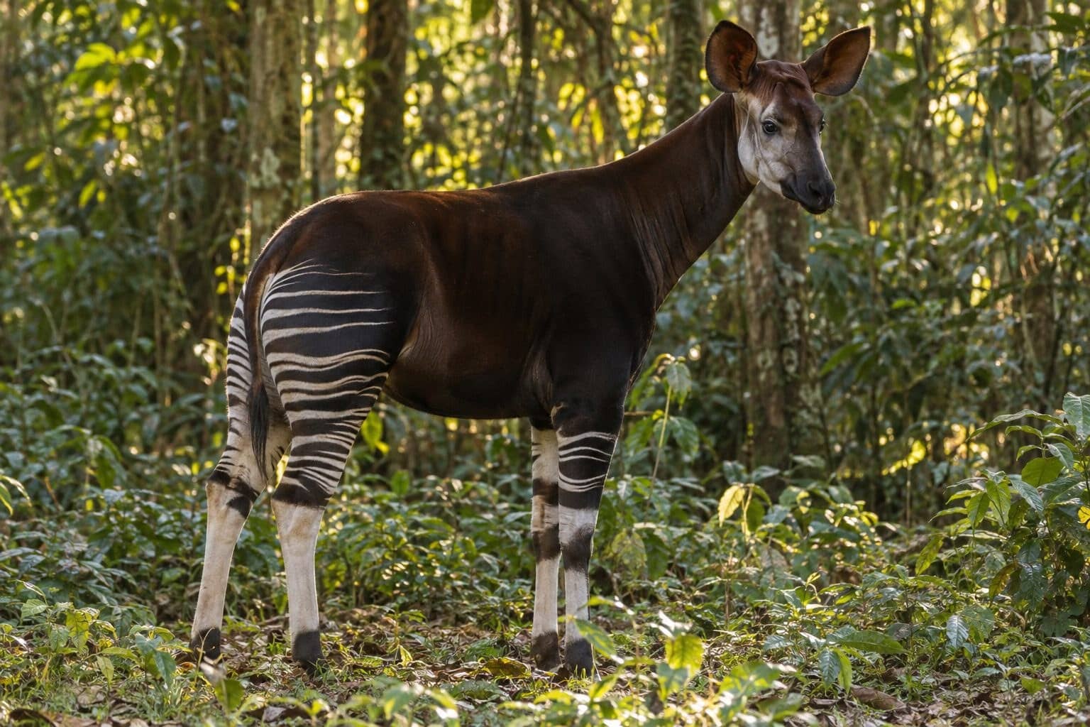 Okapi (Okapia johnstoni)