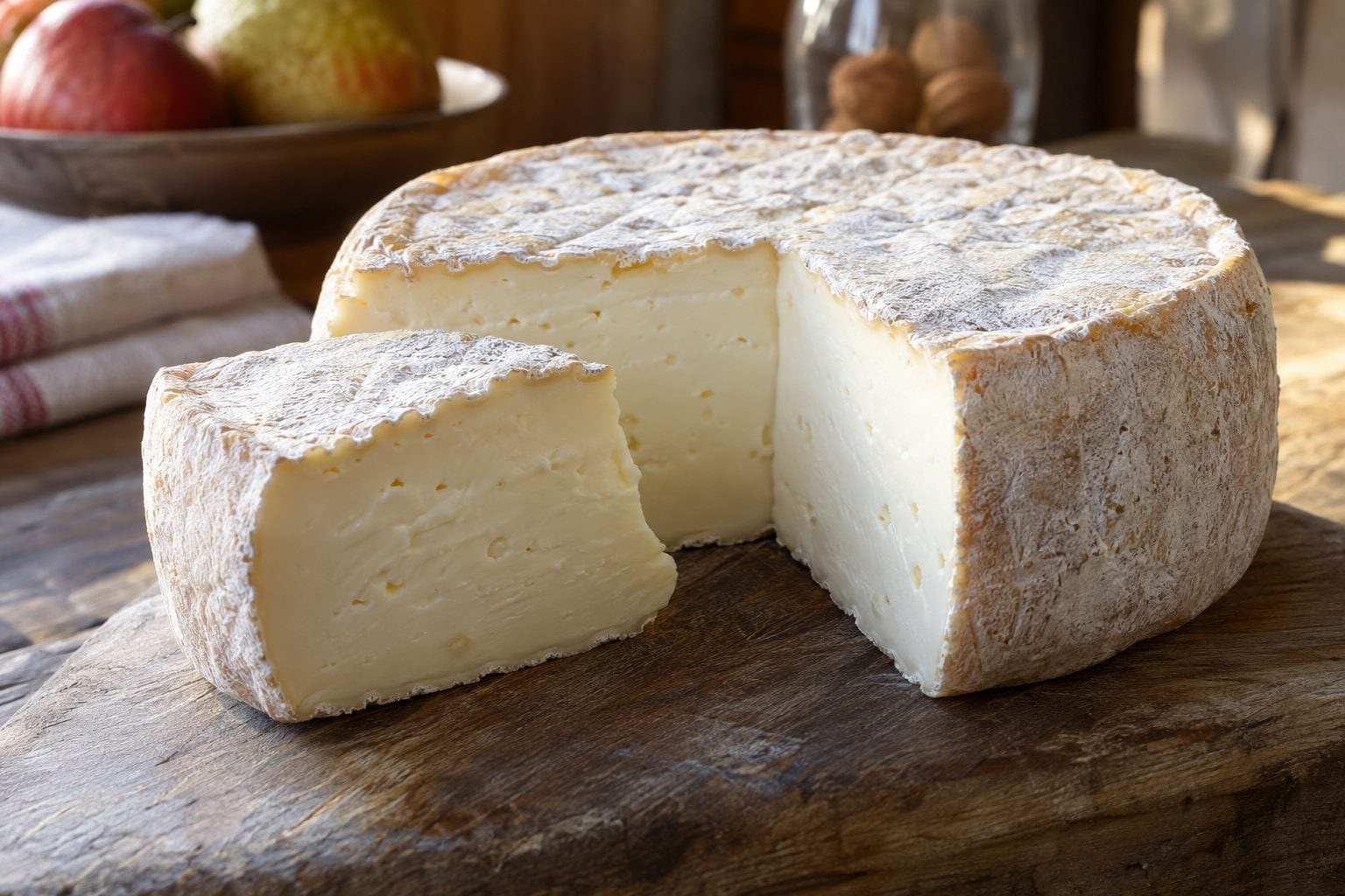 Fromage non fermenté de type tomme, présenté comme aliment pour chien