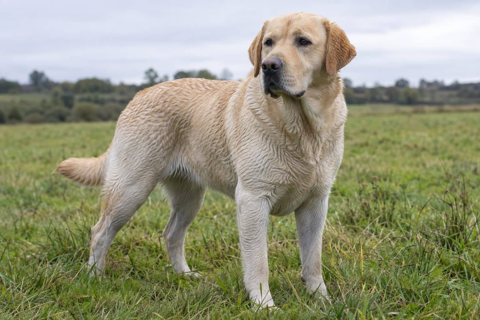 Labrador Retriever adulte montrant son pelage court et dense caractéristique
