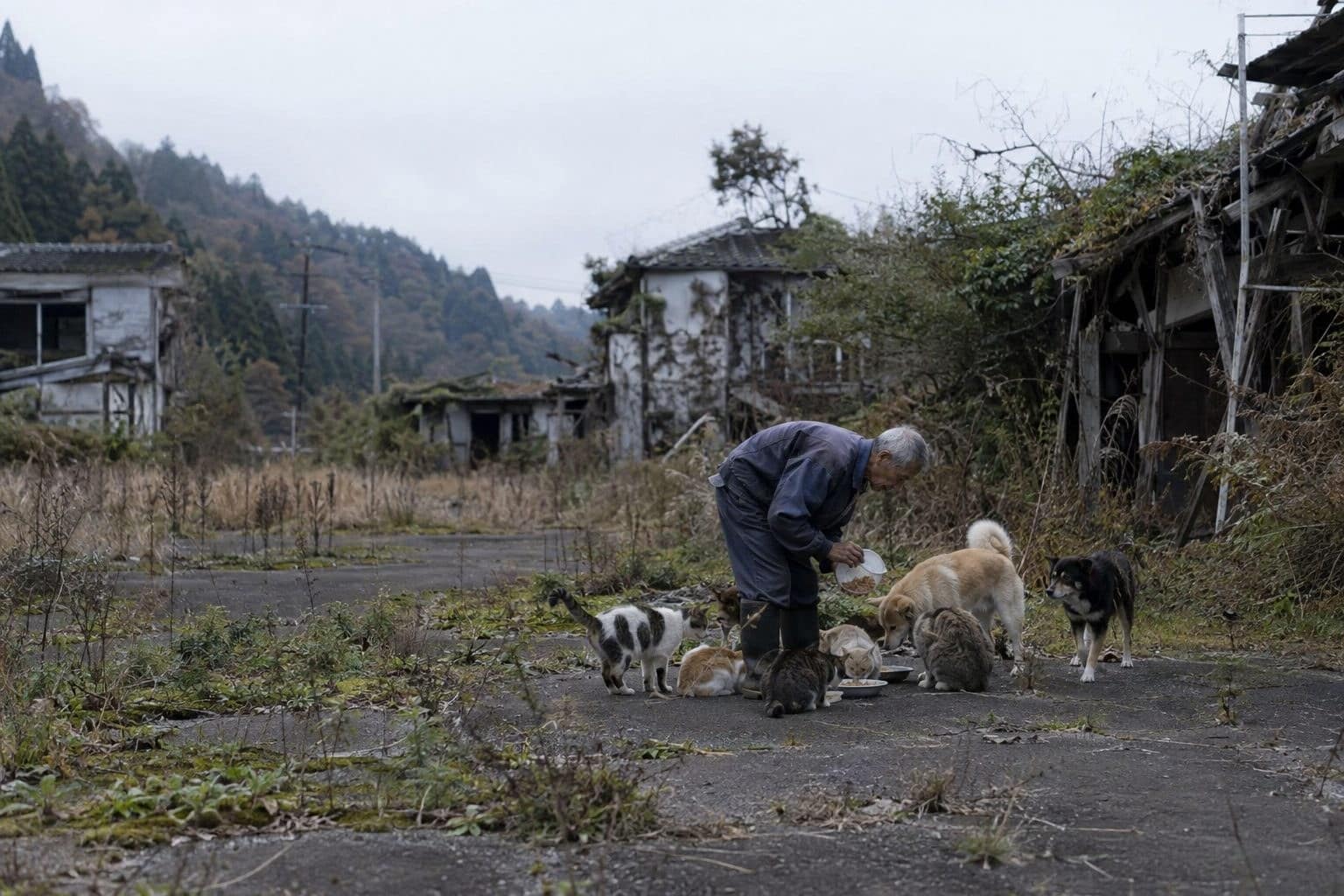 À Fukushima, un homme nourrit et soigne les animaux laissés à l’abandon