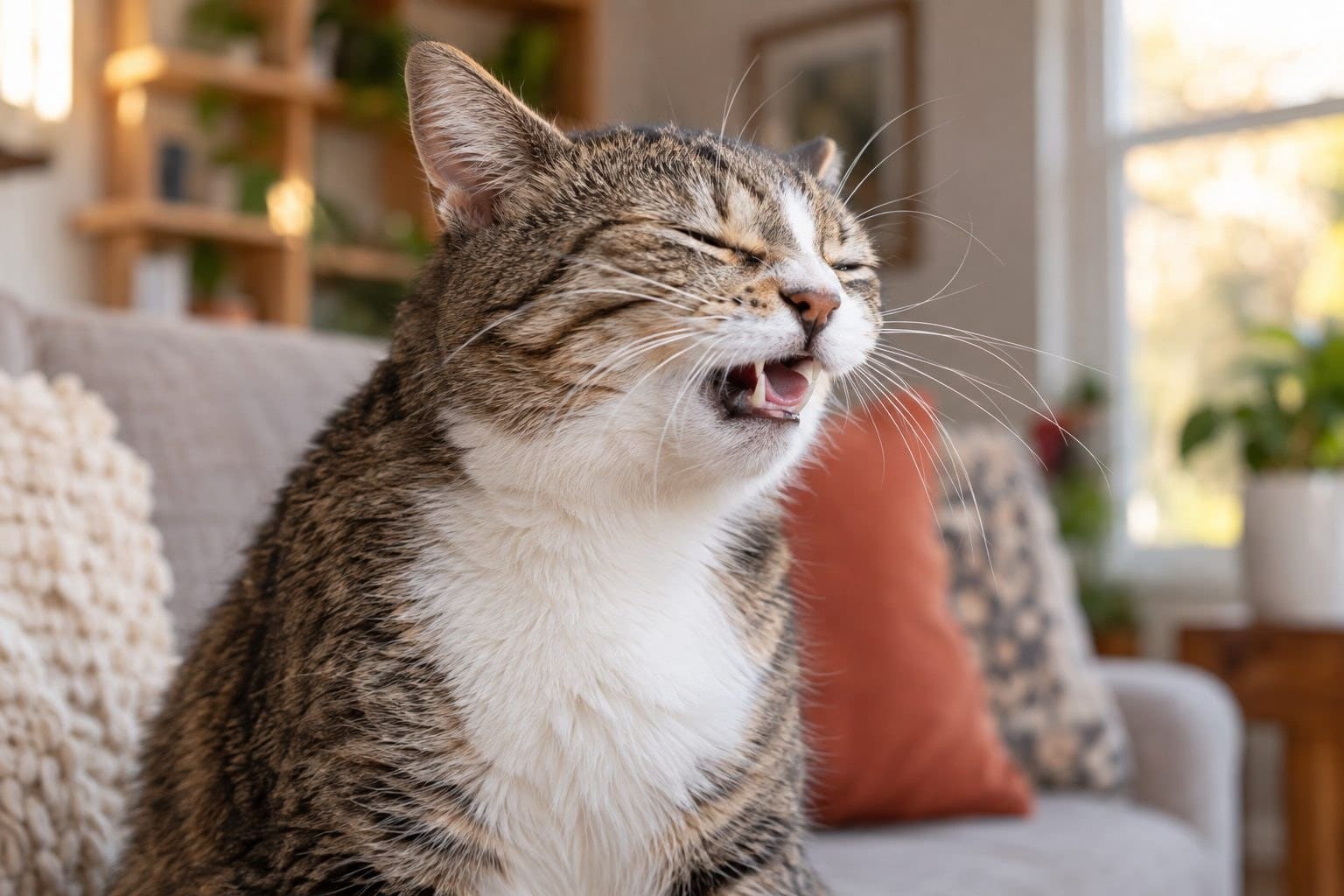 Chat qui éternue fréquemment : quand faut-il s’inquiéter et consulter le vétérinaire ?