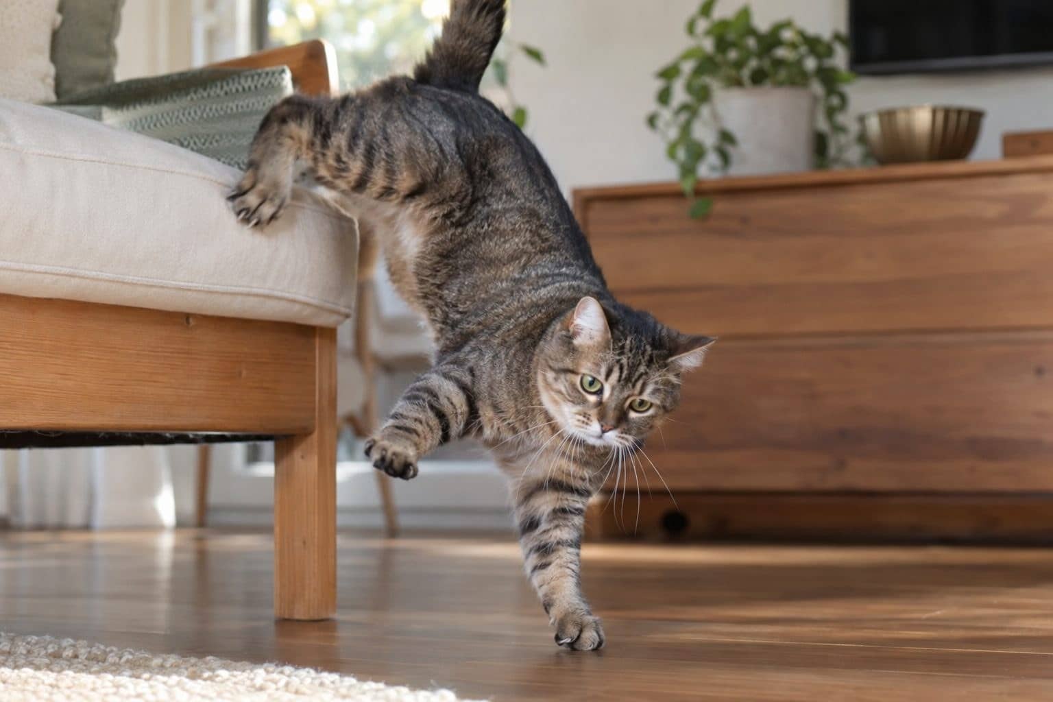 Chutes et faux pas chez le chat : quand faut-il s’inquiéter d’un trouble articulaire ou de l’équilibre ?