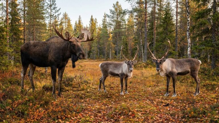 Élan, renne et caribou : les 5 différences qui sautent aux yeux
