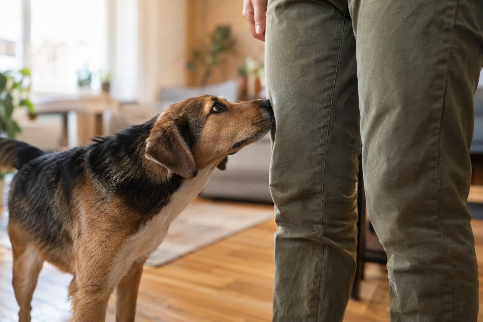 « Il me renifle tout le temps l&rsquo;entrejambe ! » : pourquoi les chiens font cela ?