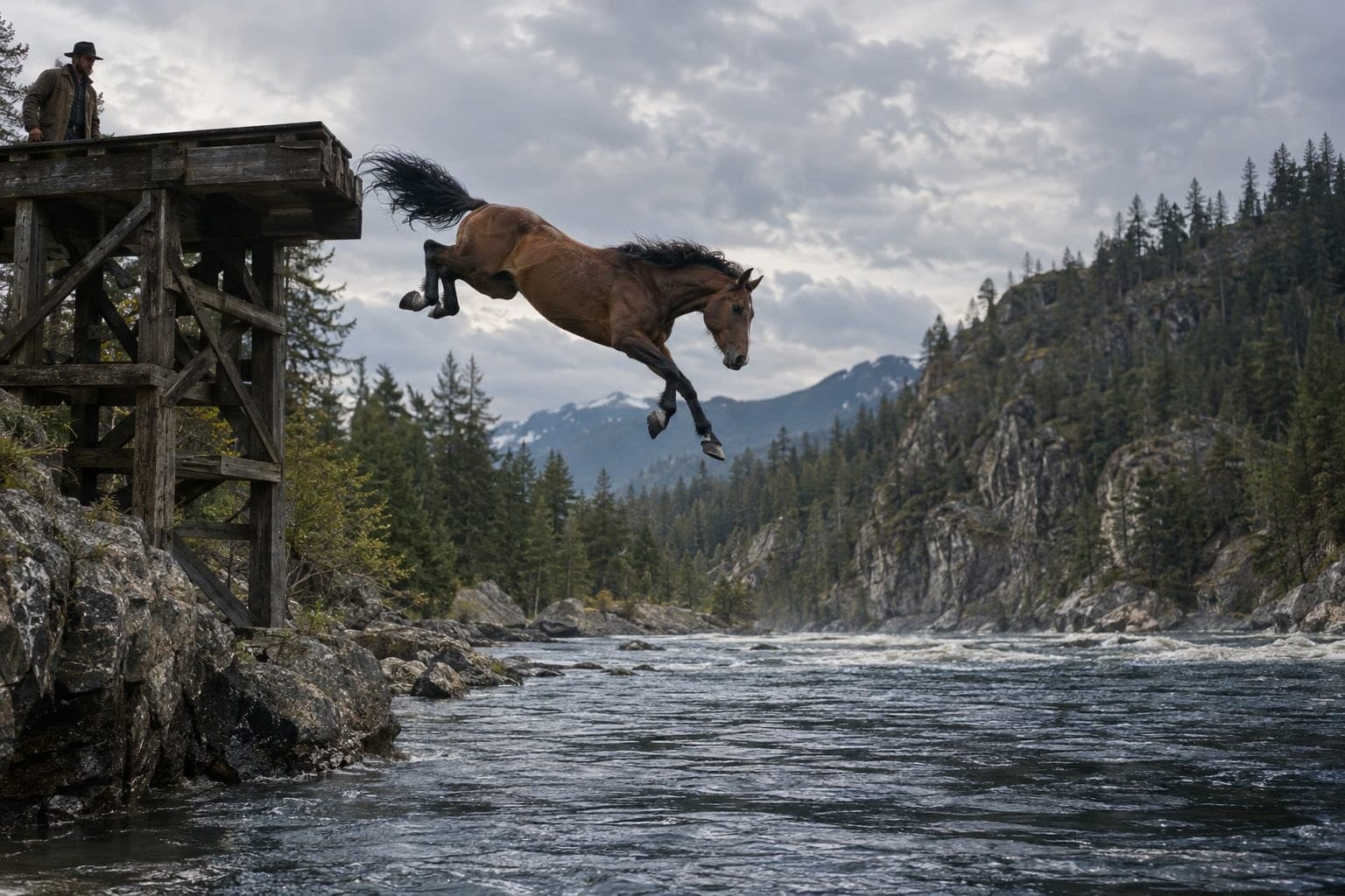 Le plongeon de cheval : cette attraction qui fascinait les foules il y a 60 ans