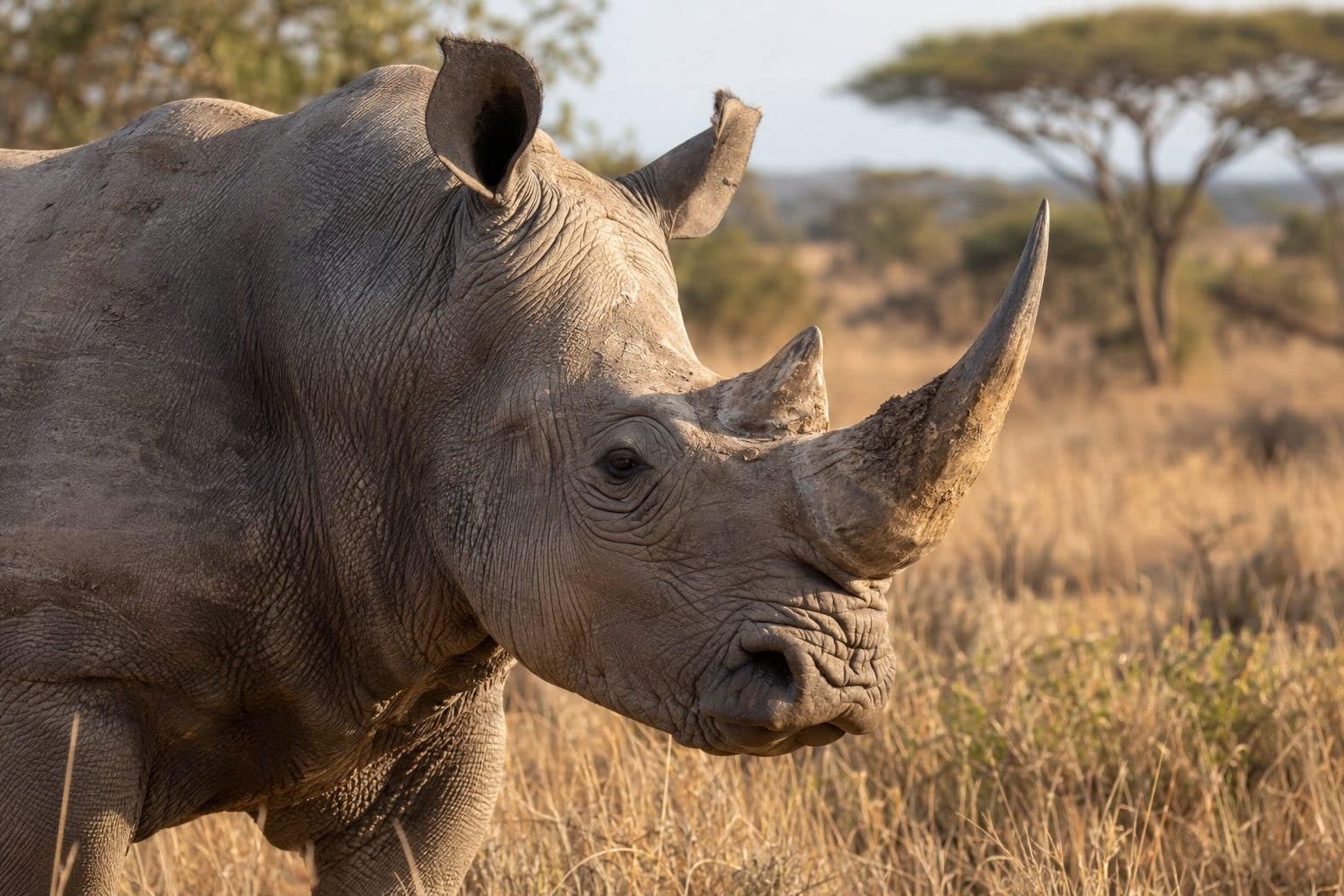 Rhinocéros blanc d'Afrique du Sud