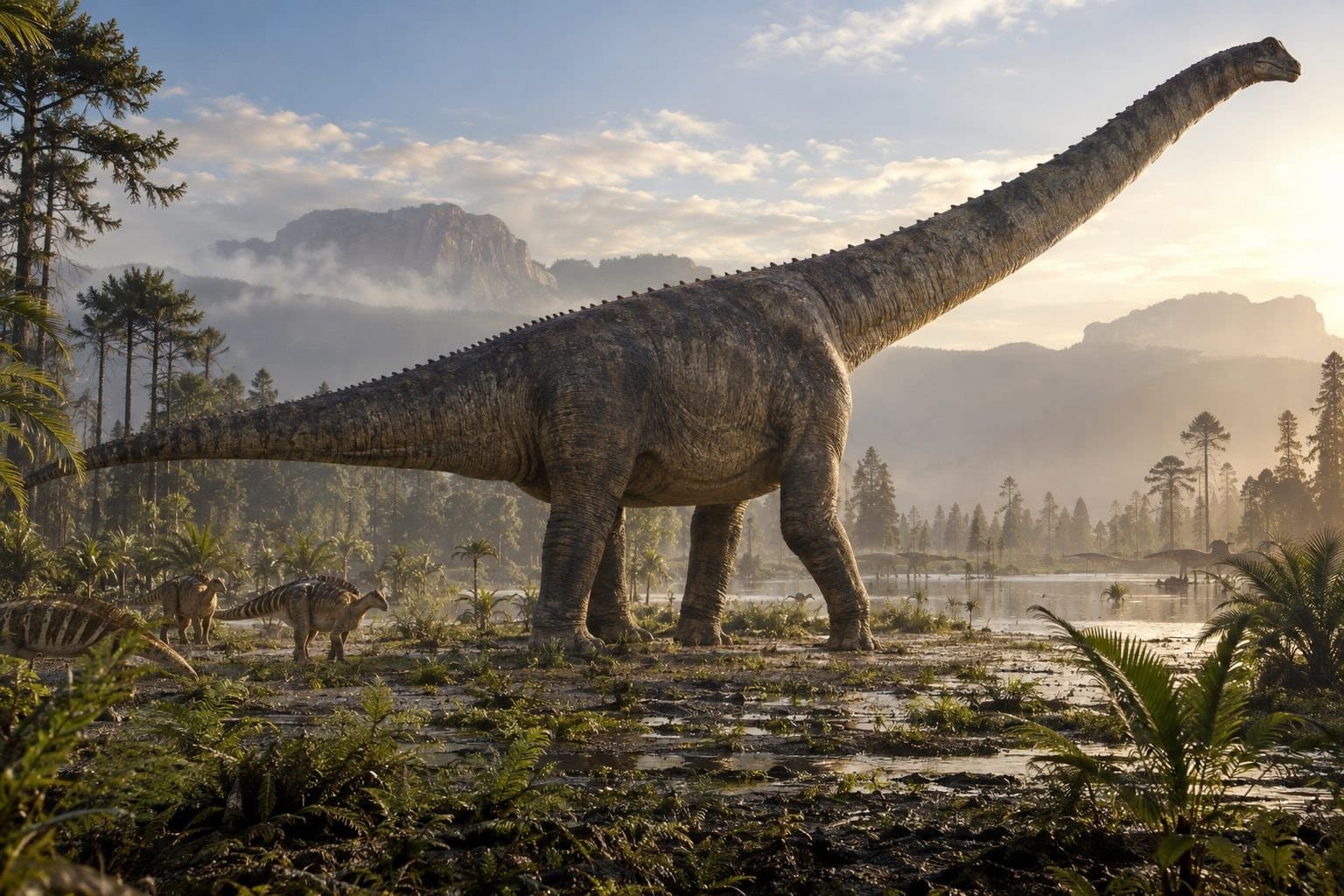 Patagotitan - le plus grand dinosaure comparé à d'autres animaux