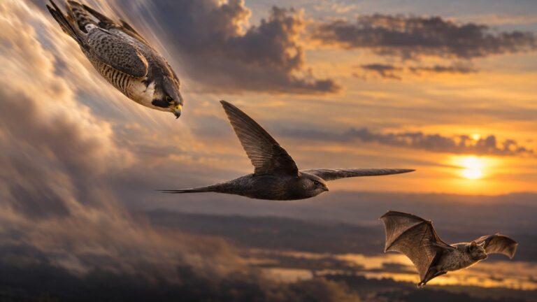 Records de vitesse chez les animaux volants : chiffres mesurés et méthode