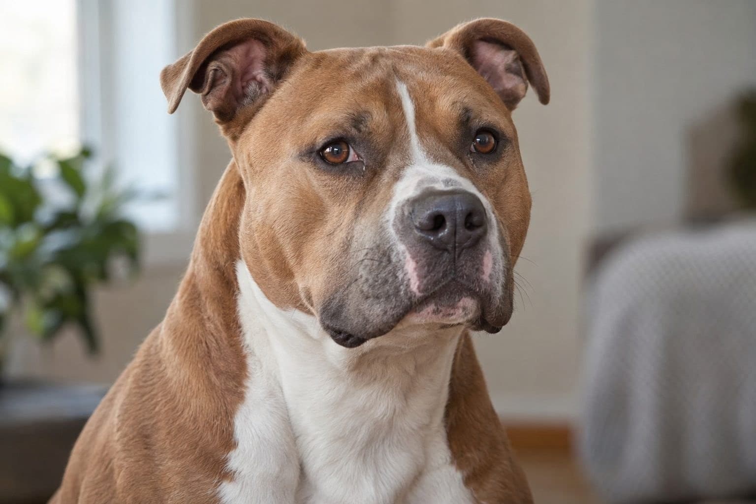 American Staffordshire Terrier en portrait