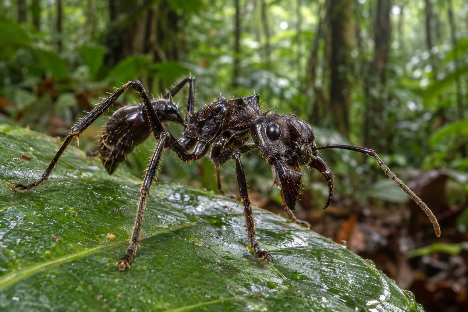 Fourmi paraponera (fourmi balle de canon)
