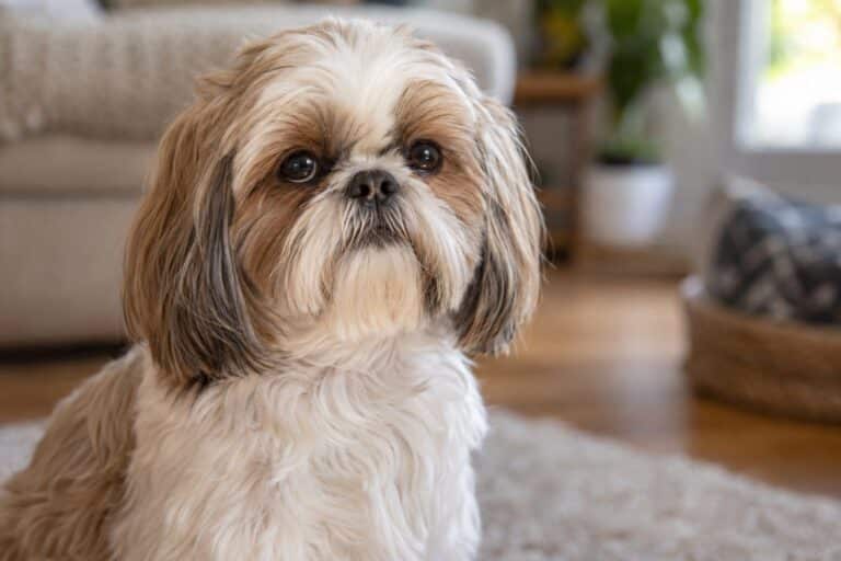 Un Shih Tzu en bonne santé, portrait du chien