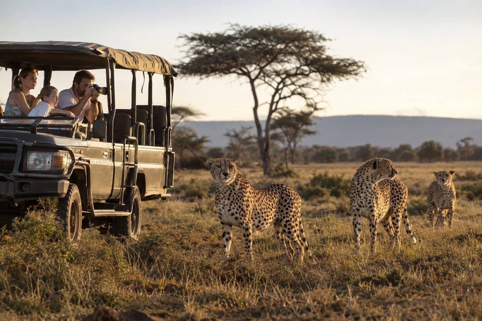 VIDÉO : lors d’un safari, cette famille française prend des risques inconsidérés face à des guépards