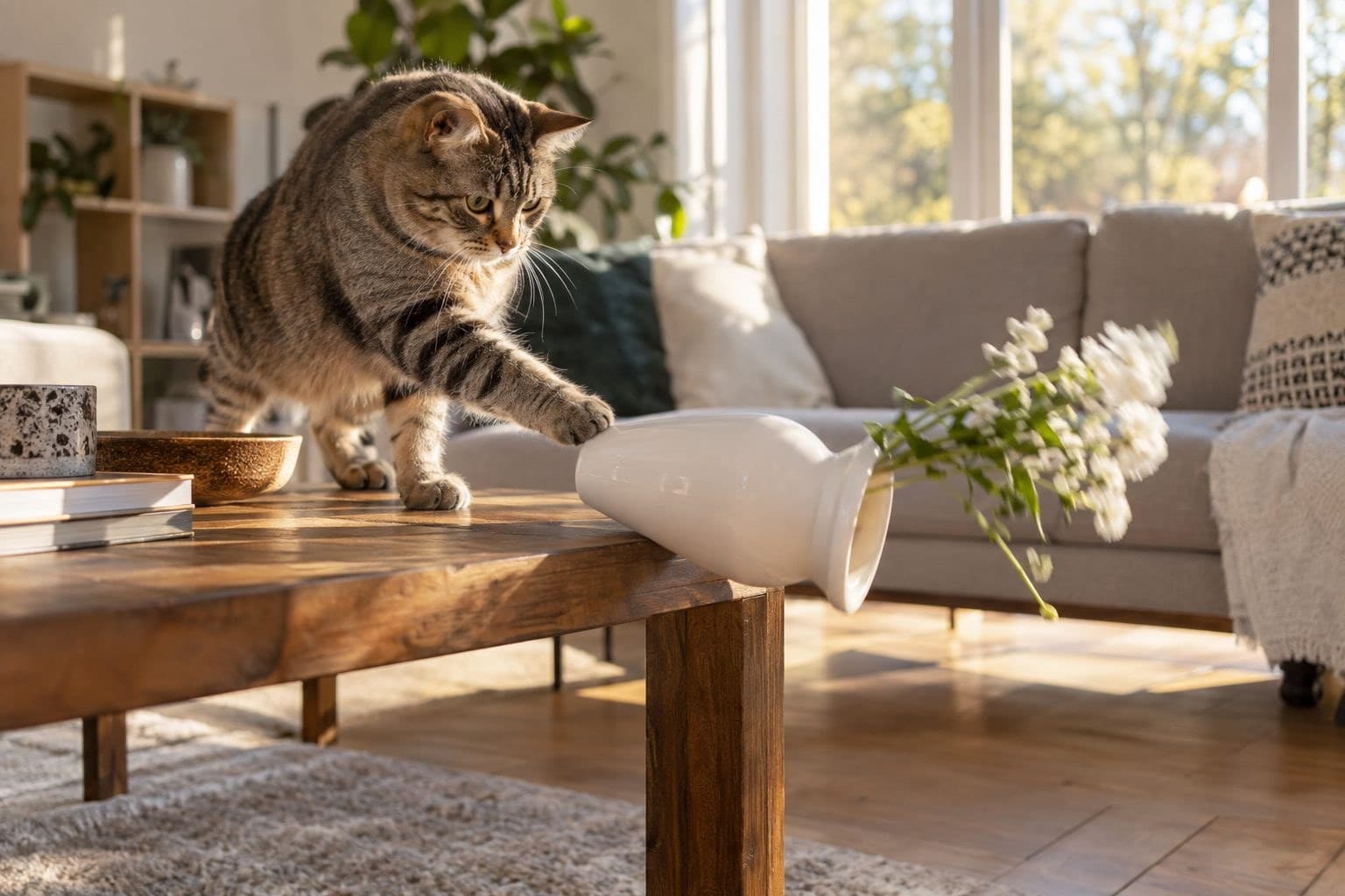 Votre chat fait tomber tout ce qu&rsquo;il croise ? Ce que révèle vraiment ce comportement courant