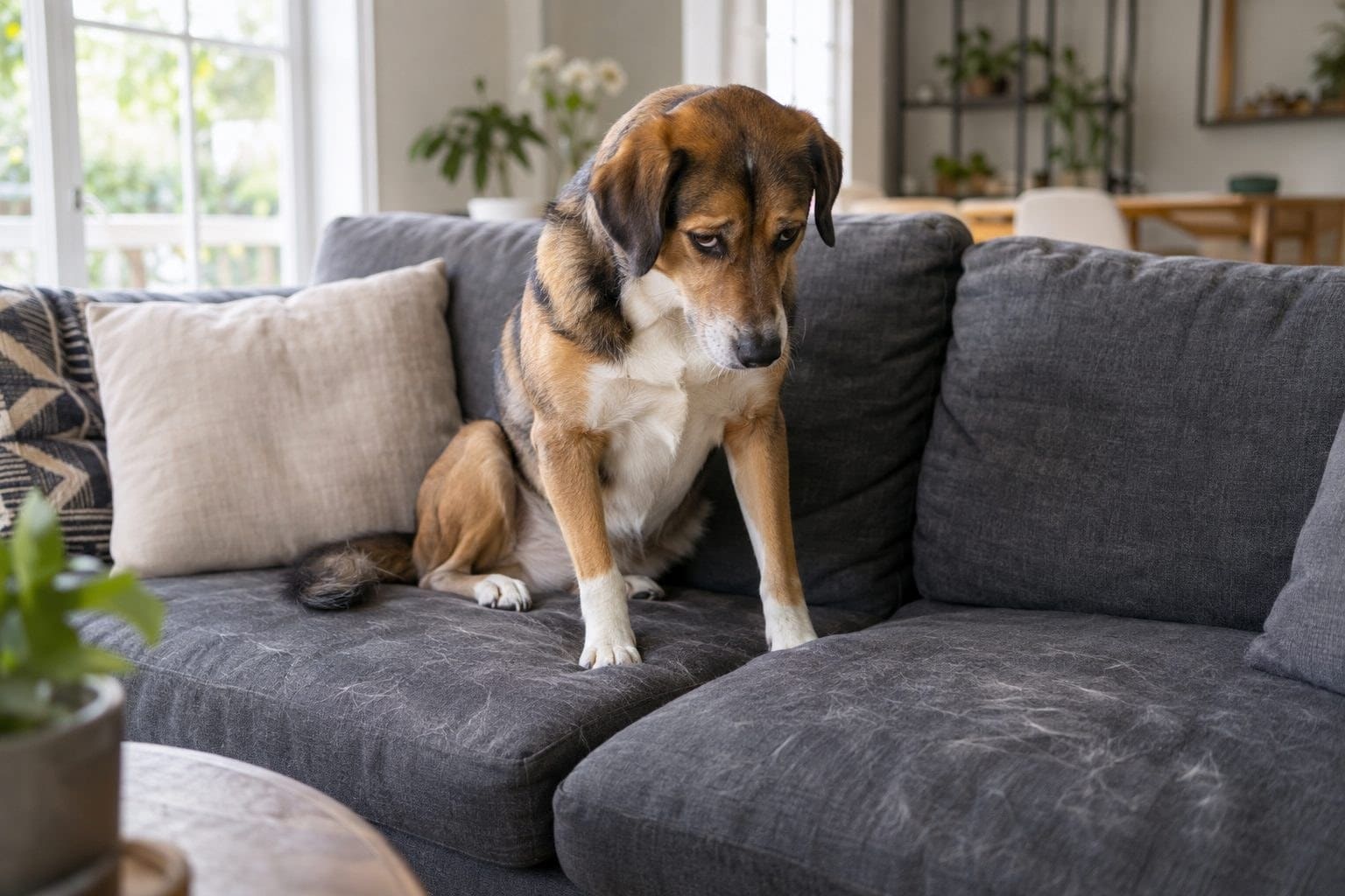 Vous ne voulez pas que votre chien monte sur le canapé ? Voici nos 5 astuces pour le dissuader