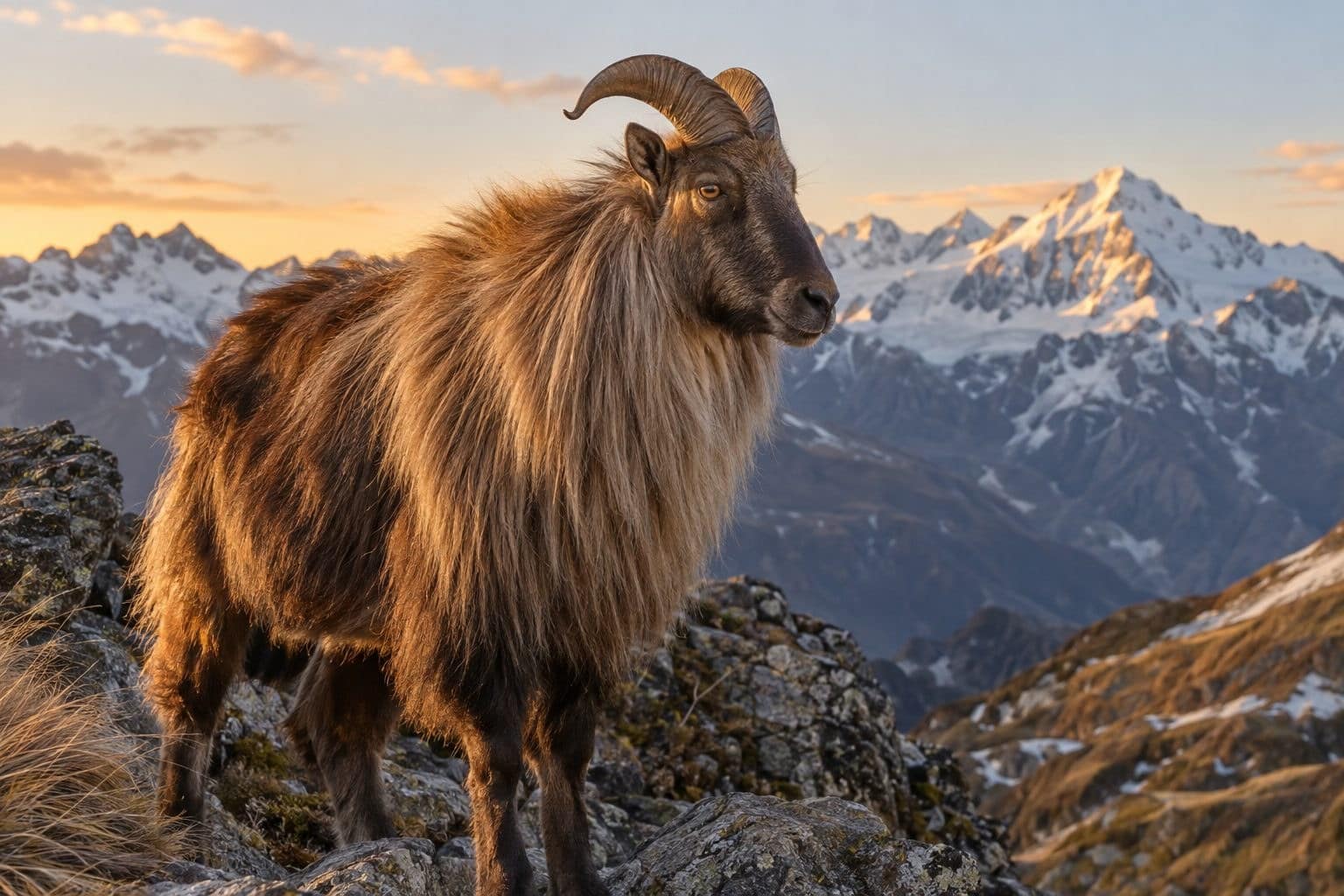 Chèvre sauvage népalaise (tahr de l'Himalaya)