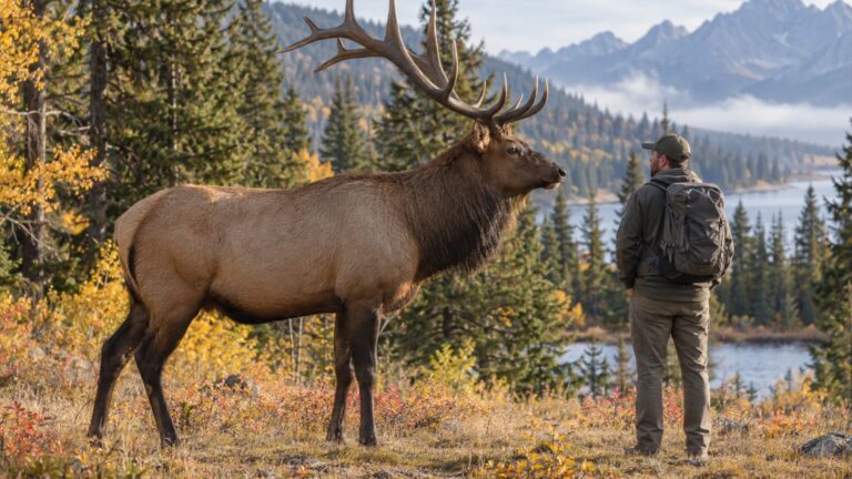 Le wapiti : taille au garrot, poids et comparaison avec l'homme