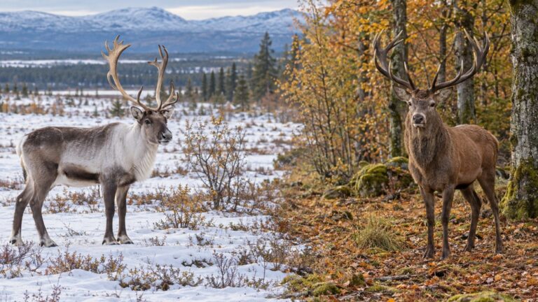 Renne et cerf : les 5 différences qui sautent aux yeux